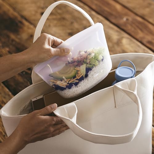 Stasher Premium Silicone Reusable Food Storage Bags, 3-Pack