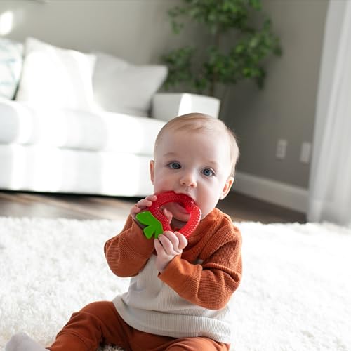 Dr. Brown's AquaCool Water-Filled Baby Teether, Cools & Massages Sore Gums, BPA Free, 2 Pack, 3m+