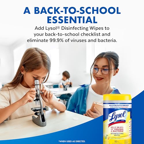 Lysol Disinfecting Wipes Bundle, 80 Count (4pk)