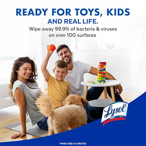 Lysol Disinfecting Wipes Bundle, 80 Count (4pk)