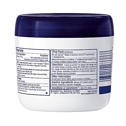 Aquaphor Baby Healing Ointment Advanced Therapy Skin Protectant, 14 Oz Jar