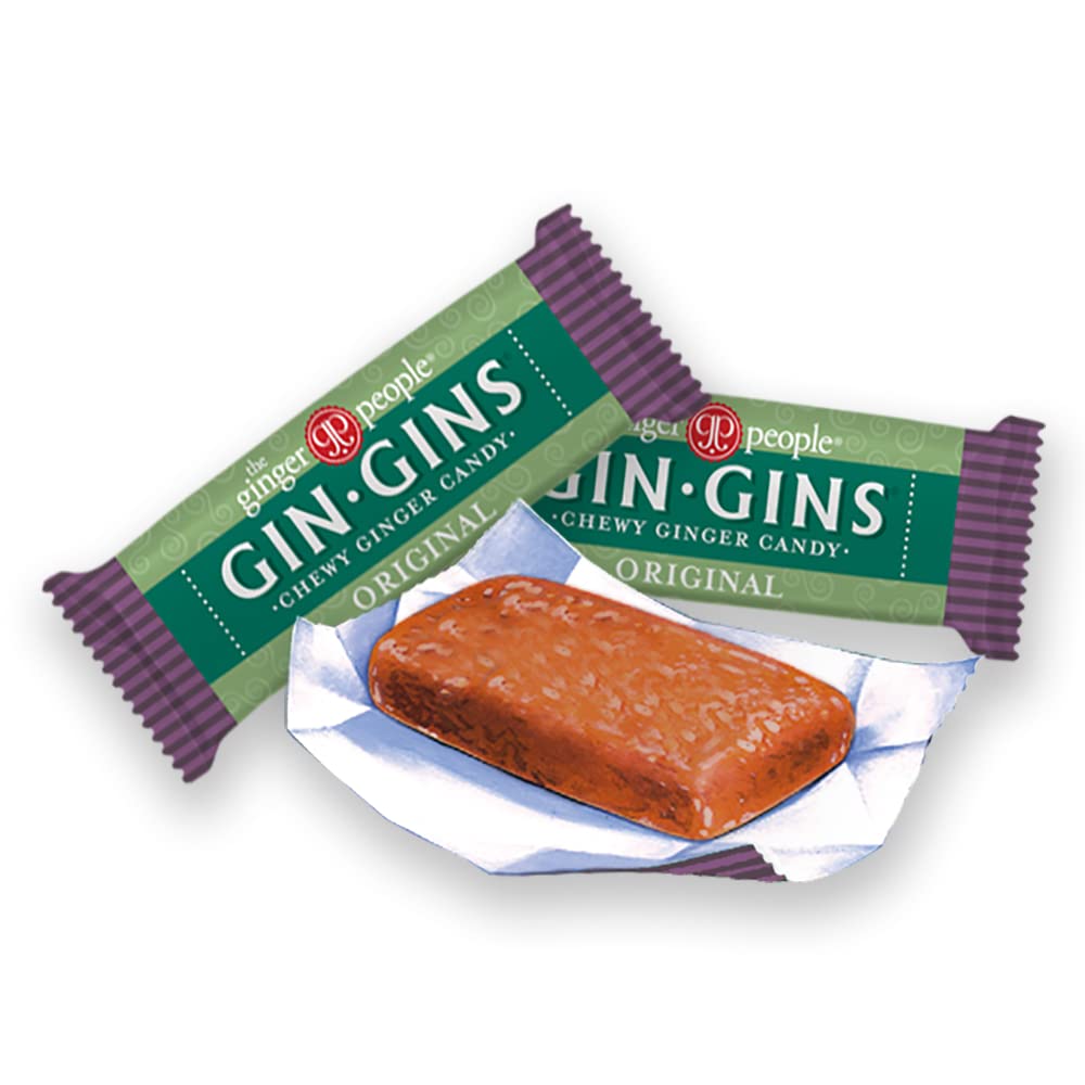 GIN GINS Original Ginger Chews 3oz bag