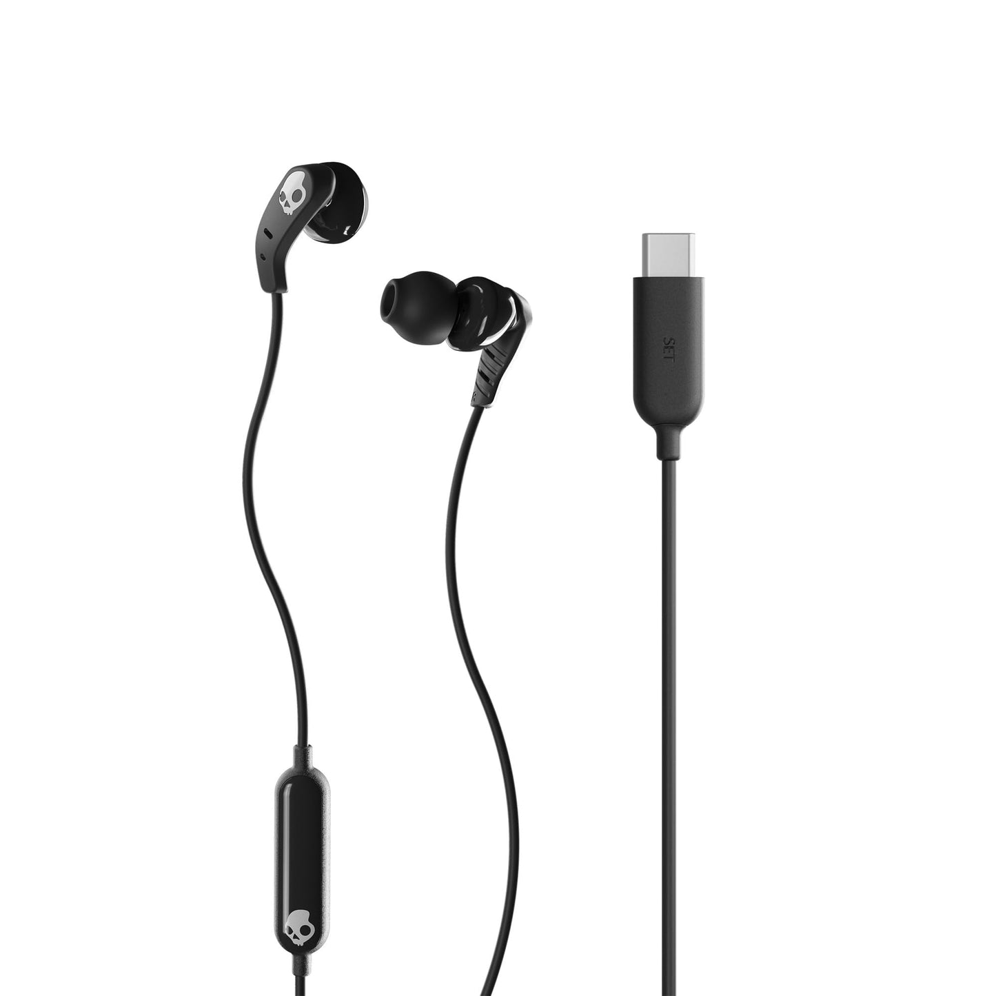 Skullcandy Set USB-C Wired Earbuds with Noise Isolating Fit, Built-in Microphone