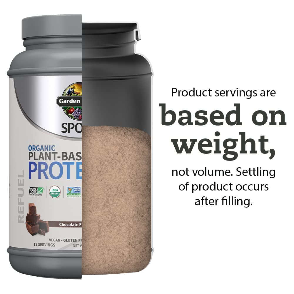 Garden of Life Organic Vegan Protein Powder with Probiotics, 19 Servings, Chocolate