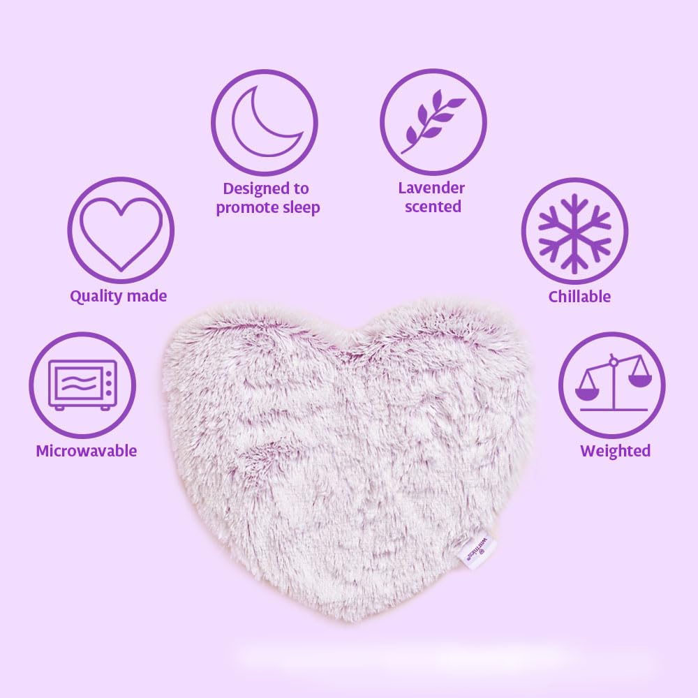 Warmies Lavender Marshmallow Heart
