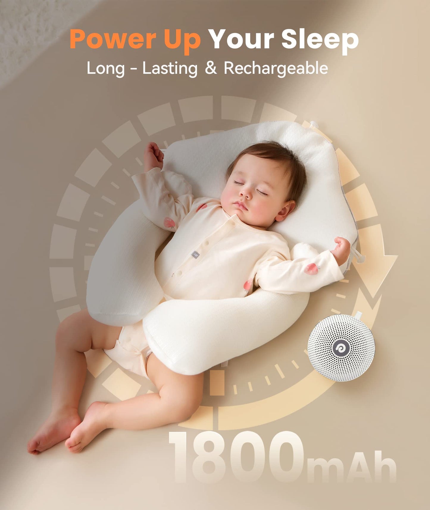 Dreamegg White Noise Machine - Portable Sound Machine