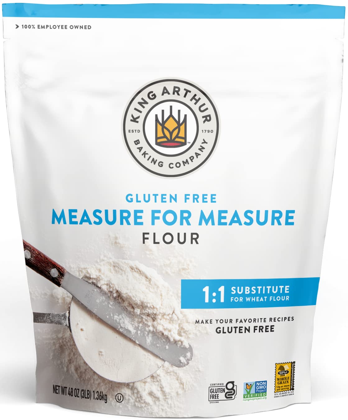 King Arthur Measure for Measure Gluten-Free Flour: All-Purpose 1:1 Substitute