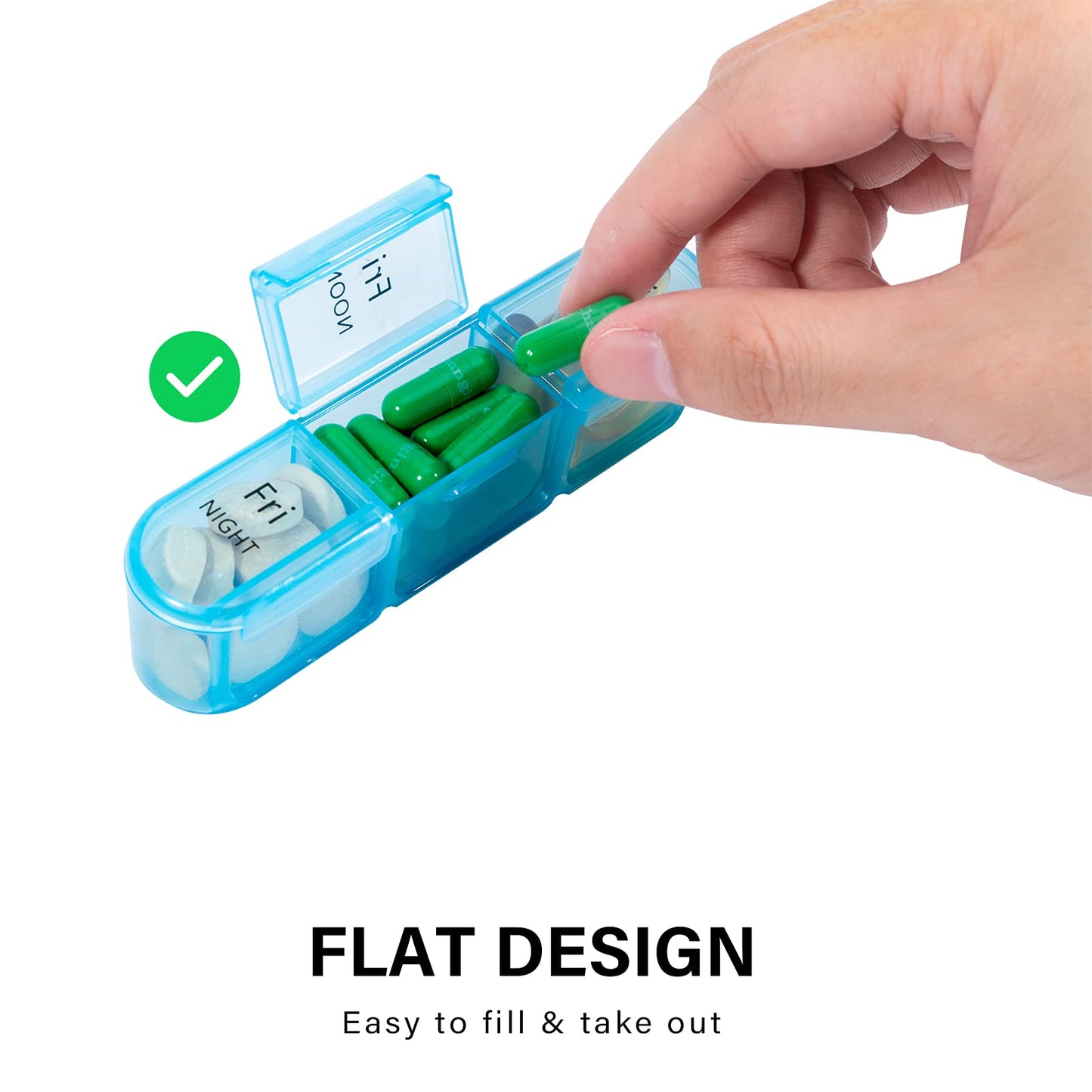 Pill Organizer 3 Times a Day