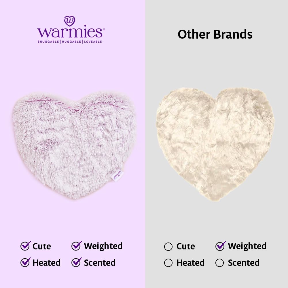 Warmies Lavender Marshmallow Heart