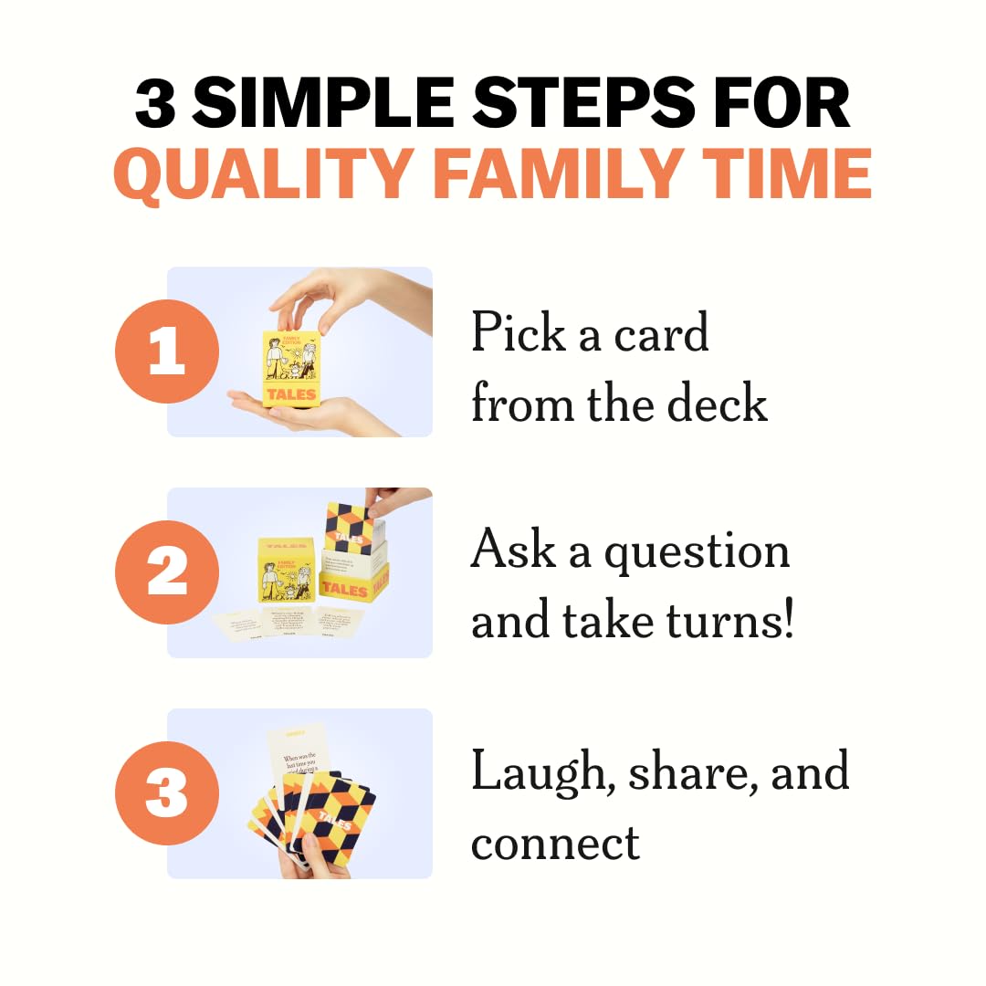 TALES 150 Conversation Cards, Family Edition