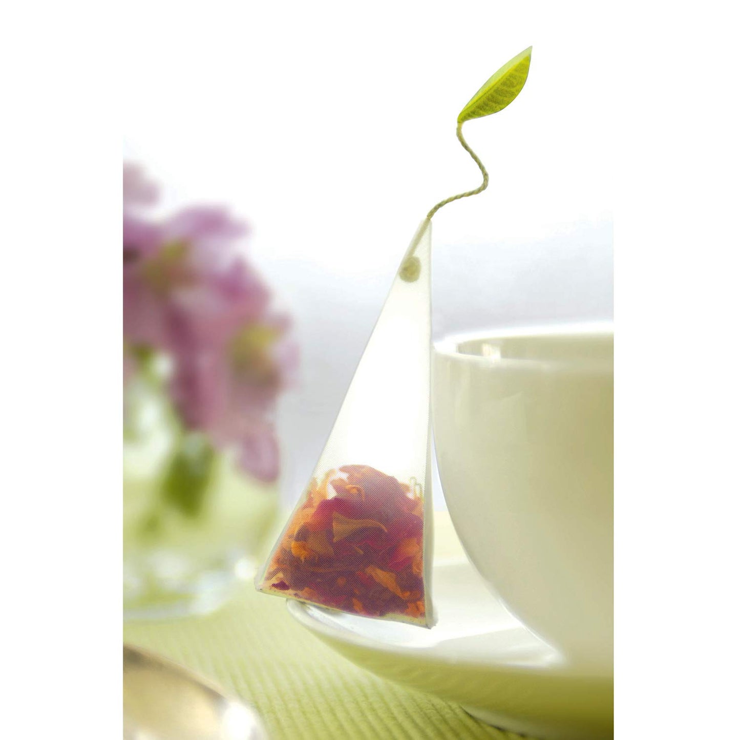 Tea Forte Herbal Retreat Organic Caffeine Free Premium Herbal Tea, 10 Handcrafted Pyramid Tea Bag Infusers
