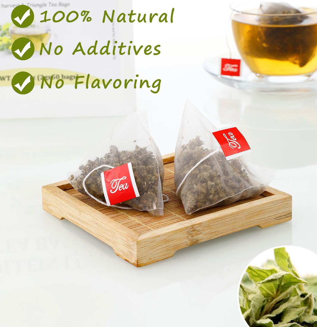 Premium 50 Mullein Leaf Tea Bags. Made with 100% Pure Mullein Leaves