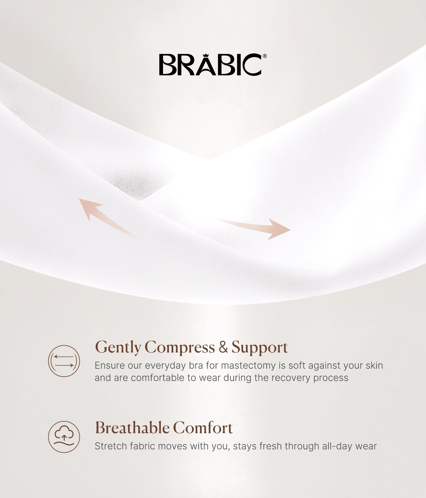 Zip Front Closure Everyday Bra for Women Post Surgery Compression
