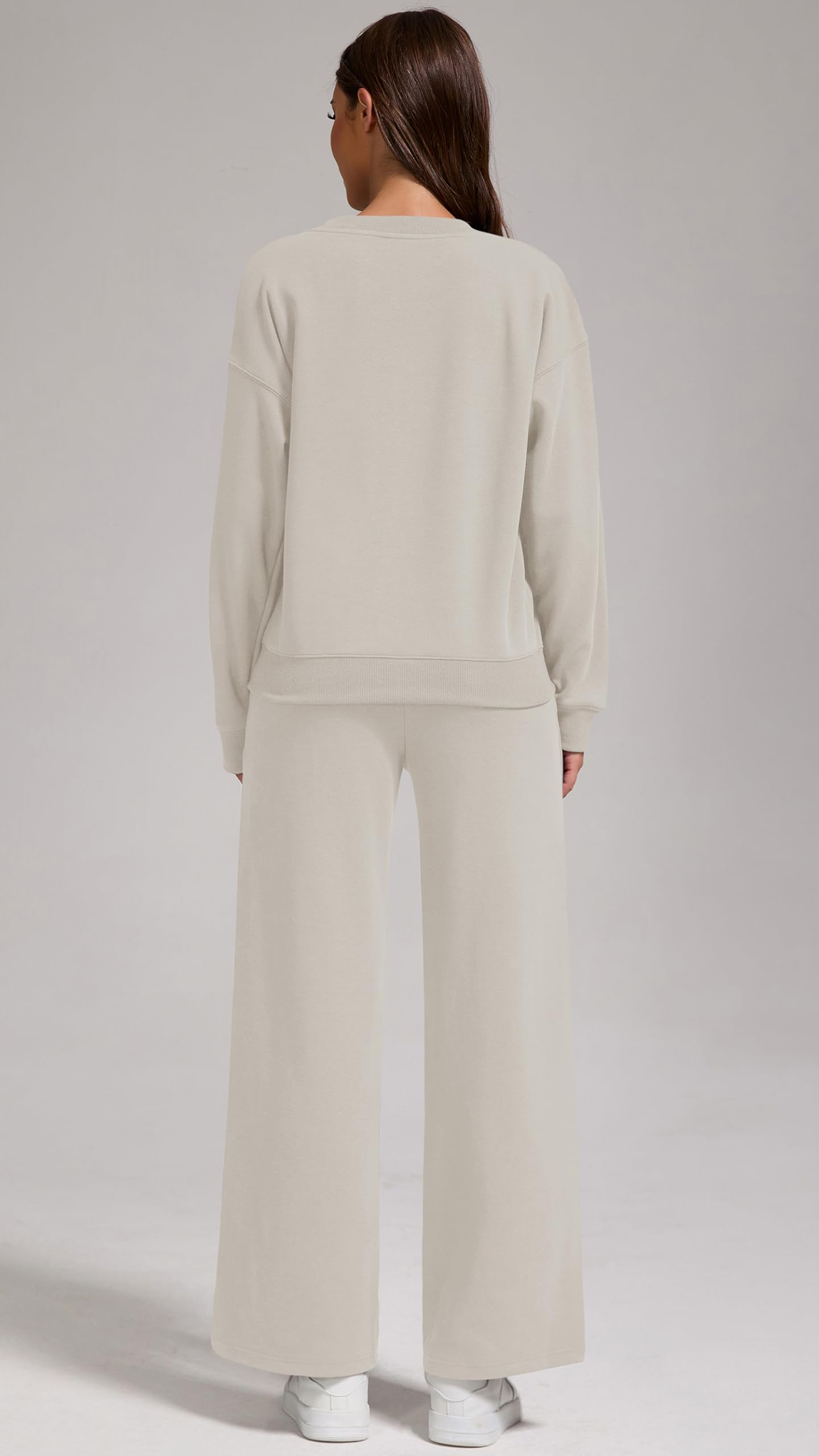 Women’s 2-Piece Oversized Sweatshirt and Jogger Sweatpants Tracksuit Set - Cozy