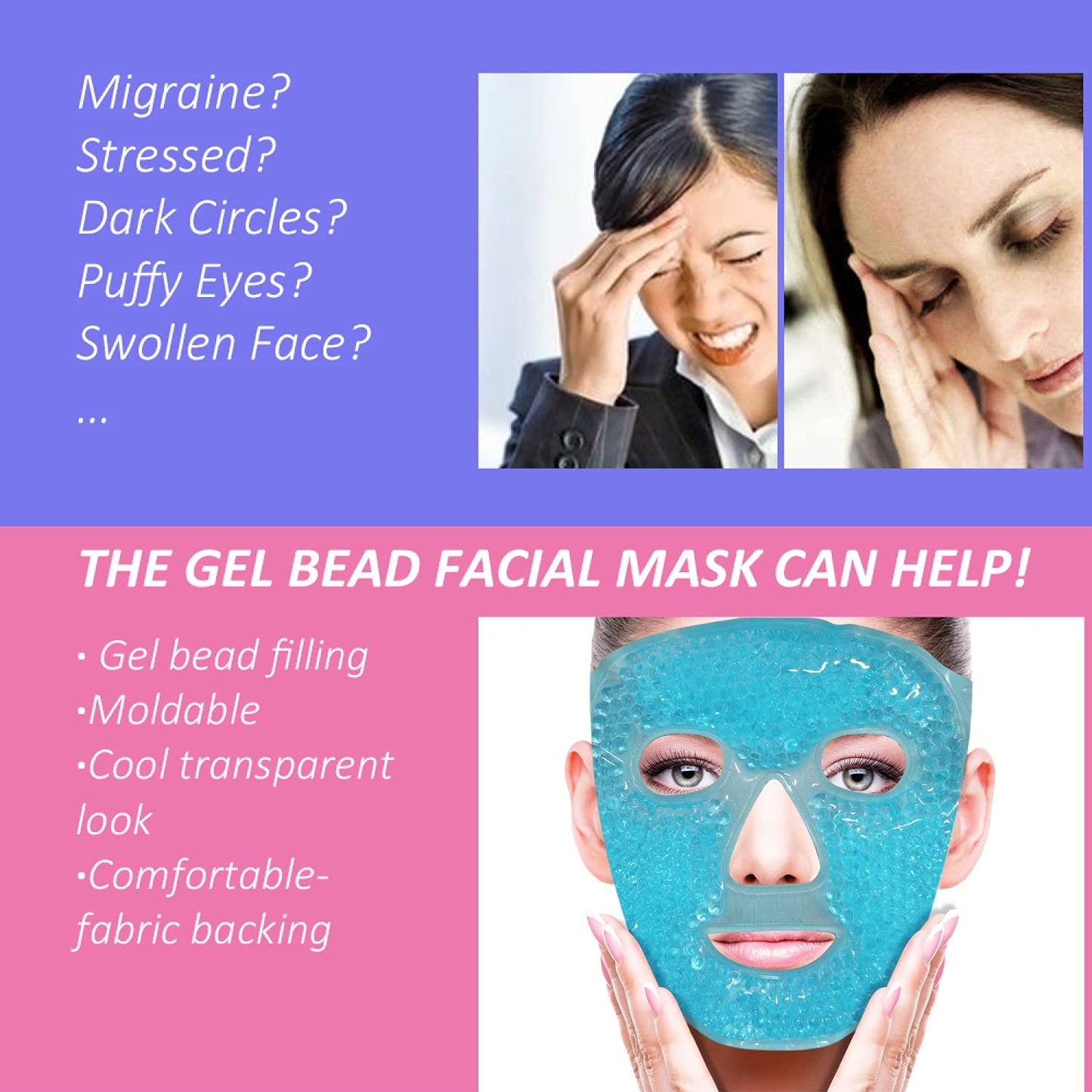 Cold Face Eye Mask Ice Pack