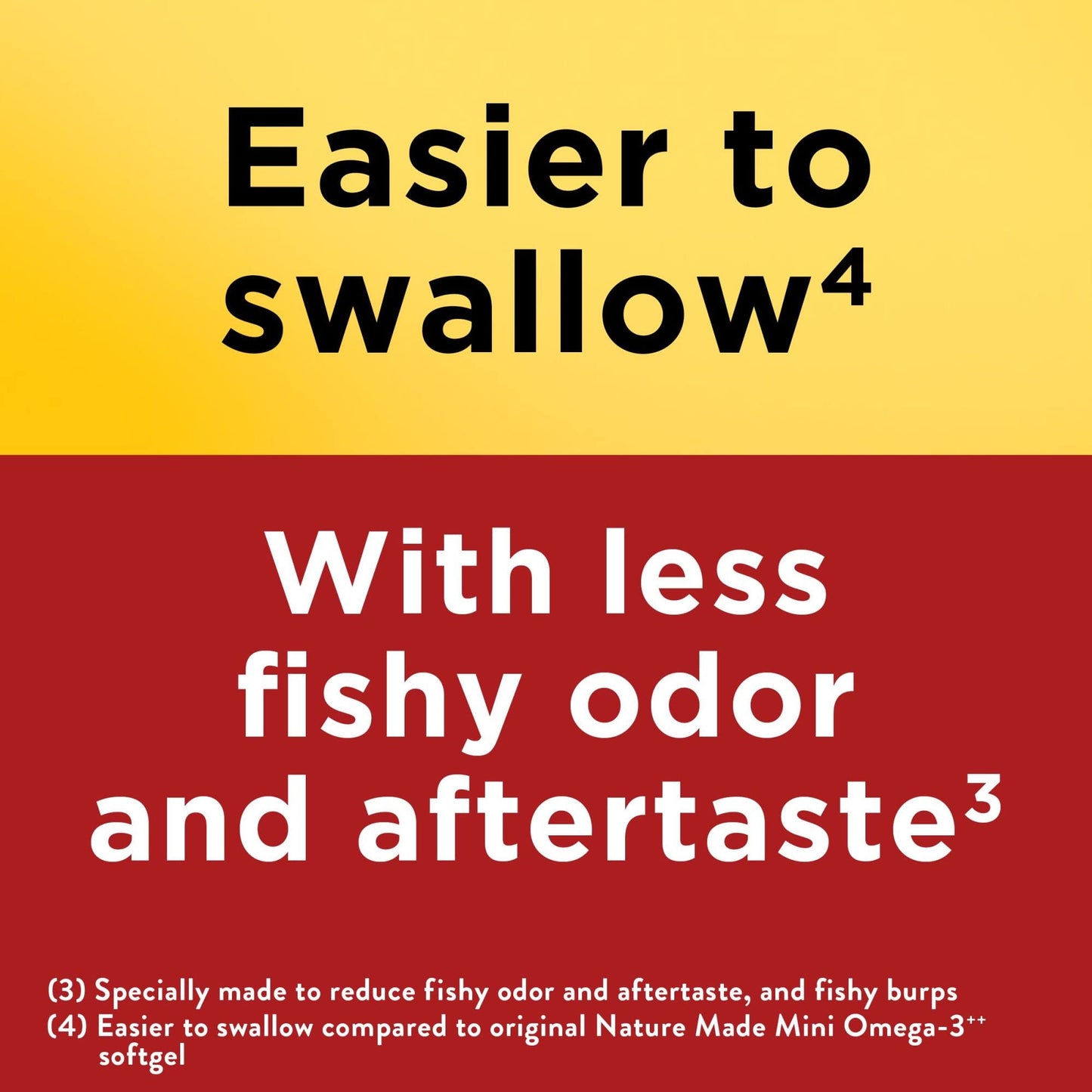 Nature Made Extra Strength Burp Less Fish Oil Omega 3 Supplements 1400 mg Minis
