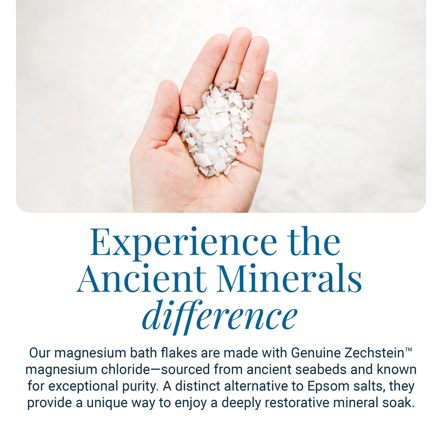 Ancient Minerals Magnesium Bath Flakes for Relaxation, Wellness & Muscle Relief (4 .4 lb)