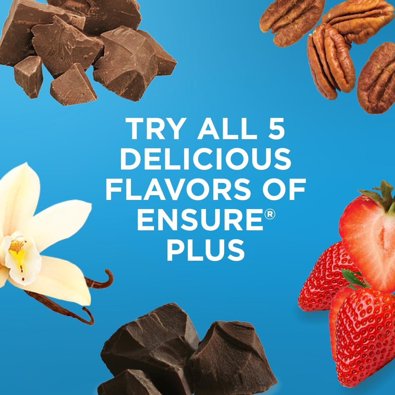 Ensure Plus Vanilla Nutrition Shake With Fiber , 8 fl oz - 24 Pack