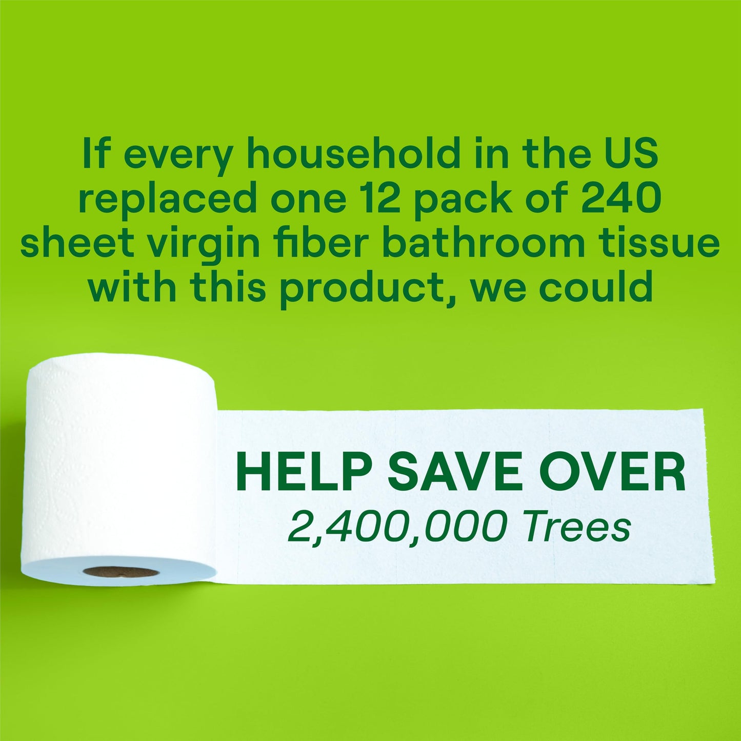 Seventh Generation Toilet Paper Recycled Bath Tissue 4-Pack 100% Recycled Paper 2-ply without Chlorine Bleach 12 Rolls