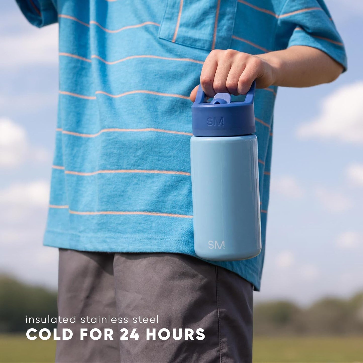 Simple Modern Kids Summit Water Bottle with Straw Lid | 14oz