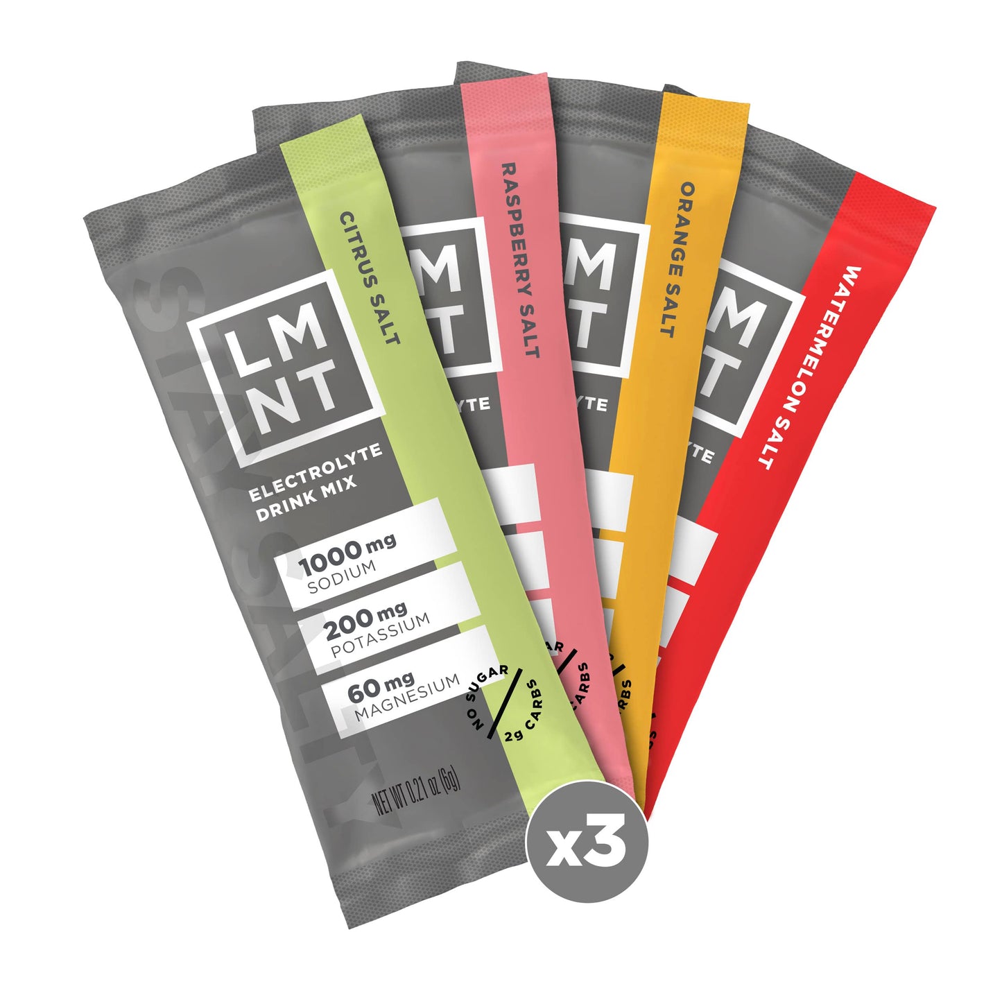 LMNT Zero Sugar Electrolytes - Variety Pack 12-Count