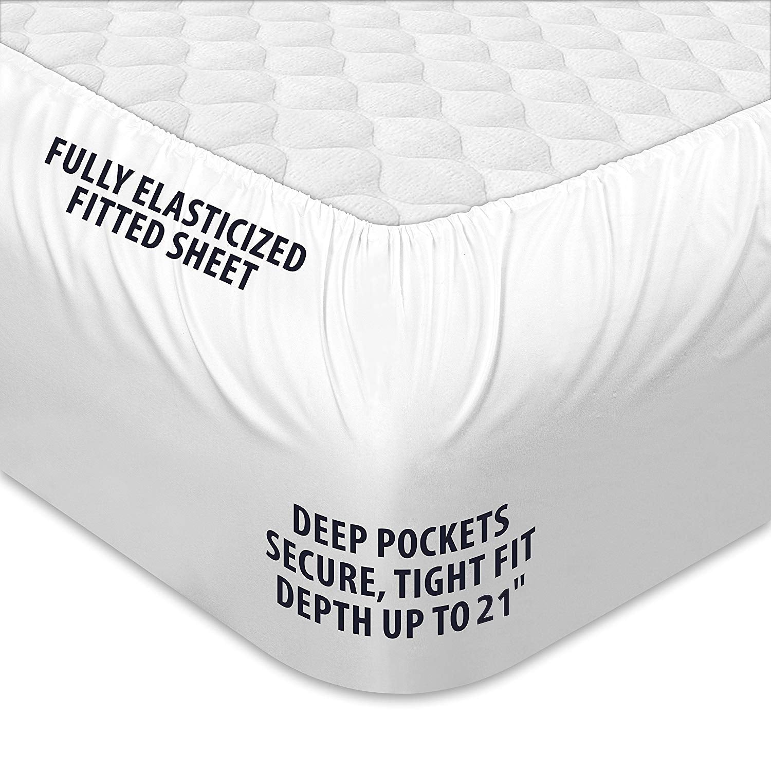 Queen Mattress Topper, Extra Thick Pillowtop, Cooling and Plush Mattress Pad Cover Cotton Top Bed Topper Protector with 8-21 Inch Deep Pocket