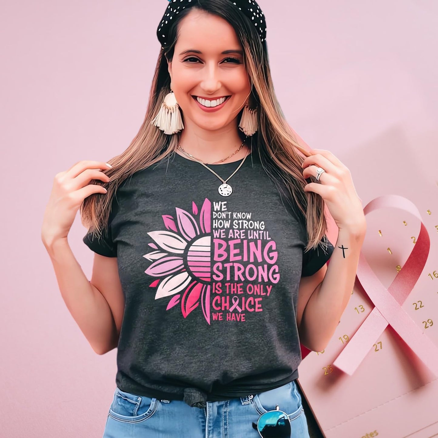 Breast Cancer Shirts Women Breast Cancer Awareness T-Shirts