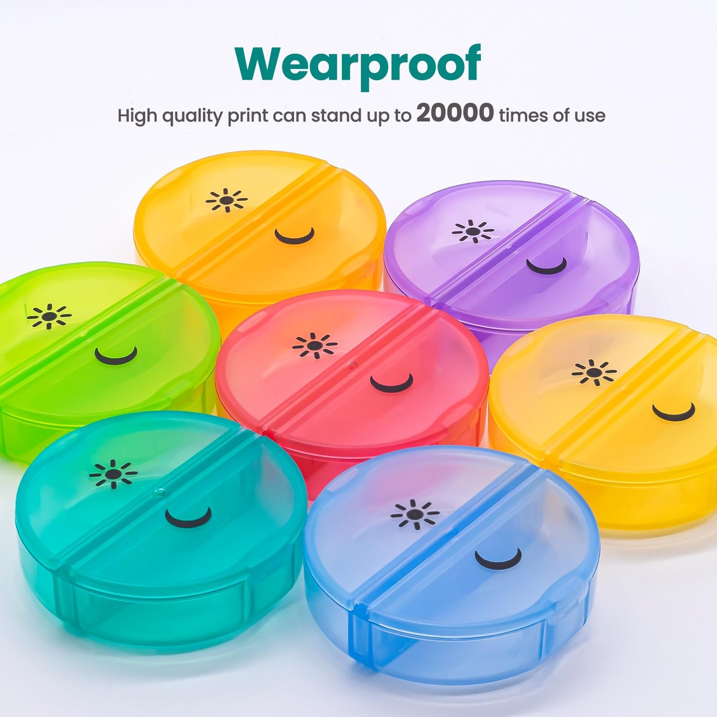 Weekly Pill Organizer 2 Times a Day