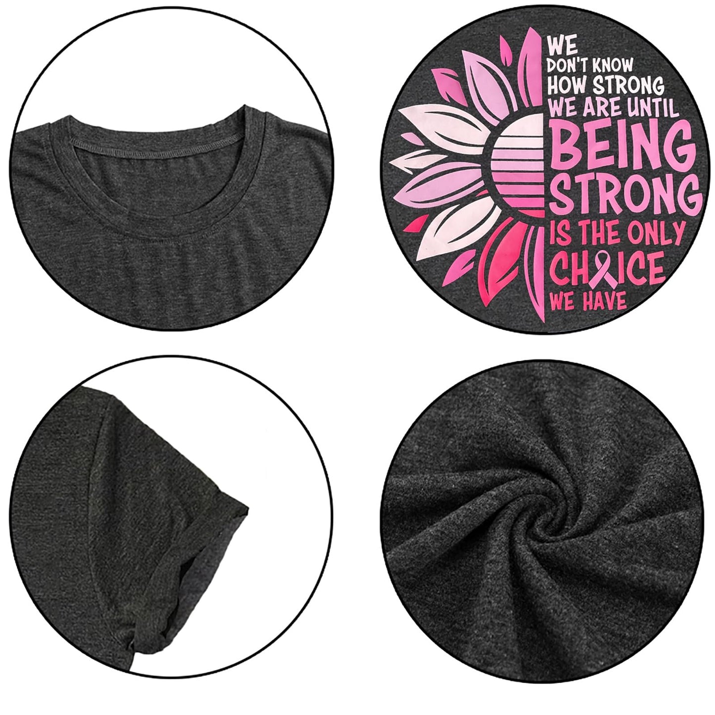 Breast Cancer Shirts Women Breast Cancer Awareness T-Shirts