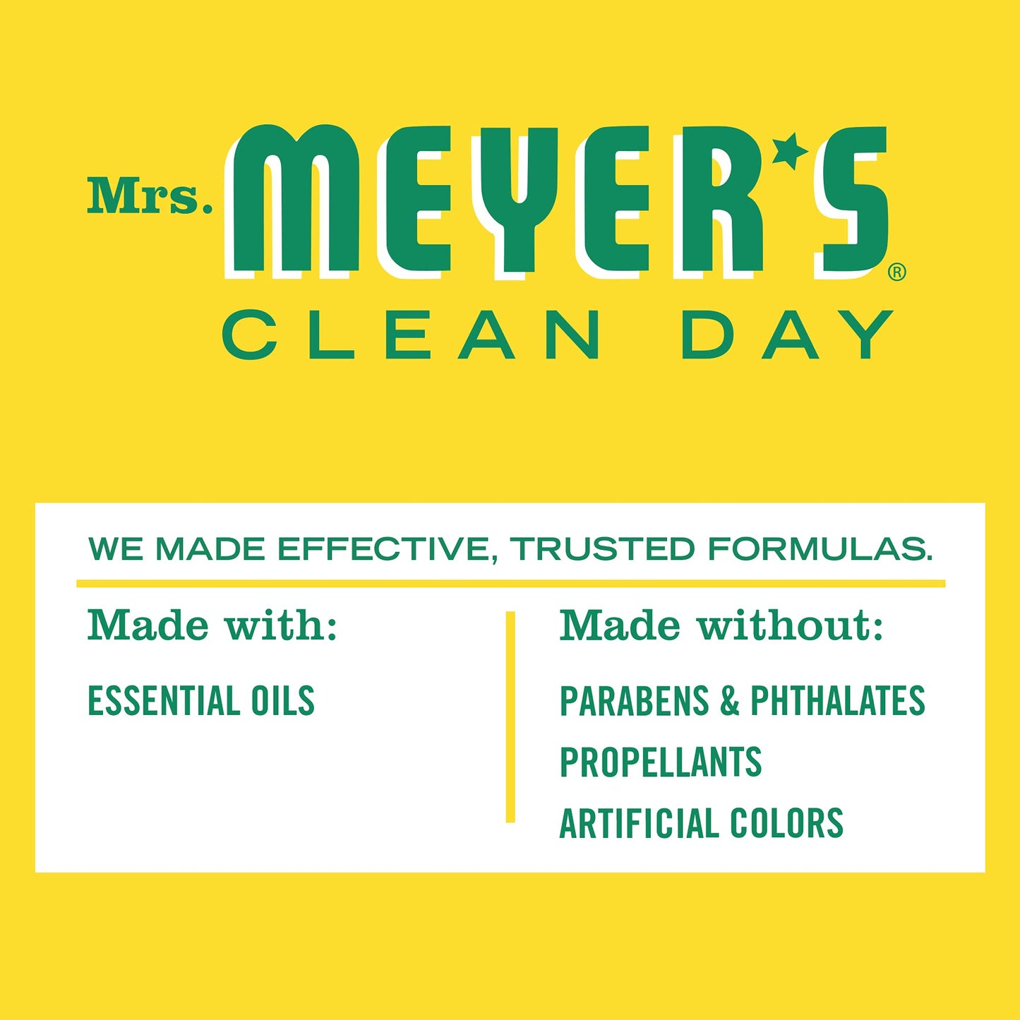 MRS. MEYER'S CLEAN DAY Room and Air Freshener Spray, Non-Aerosol, 8 fl. Oz