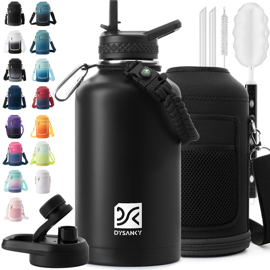 Insulated Stainless Steel Water Bottle,  BPA-Free 64 oz