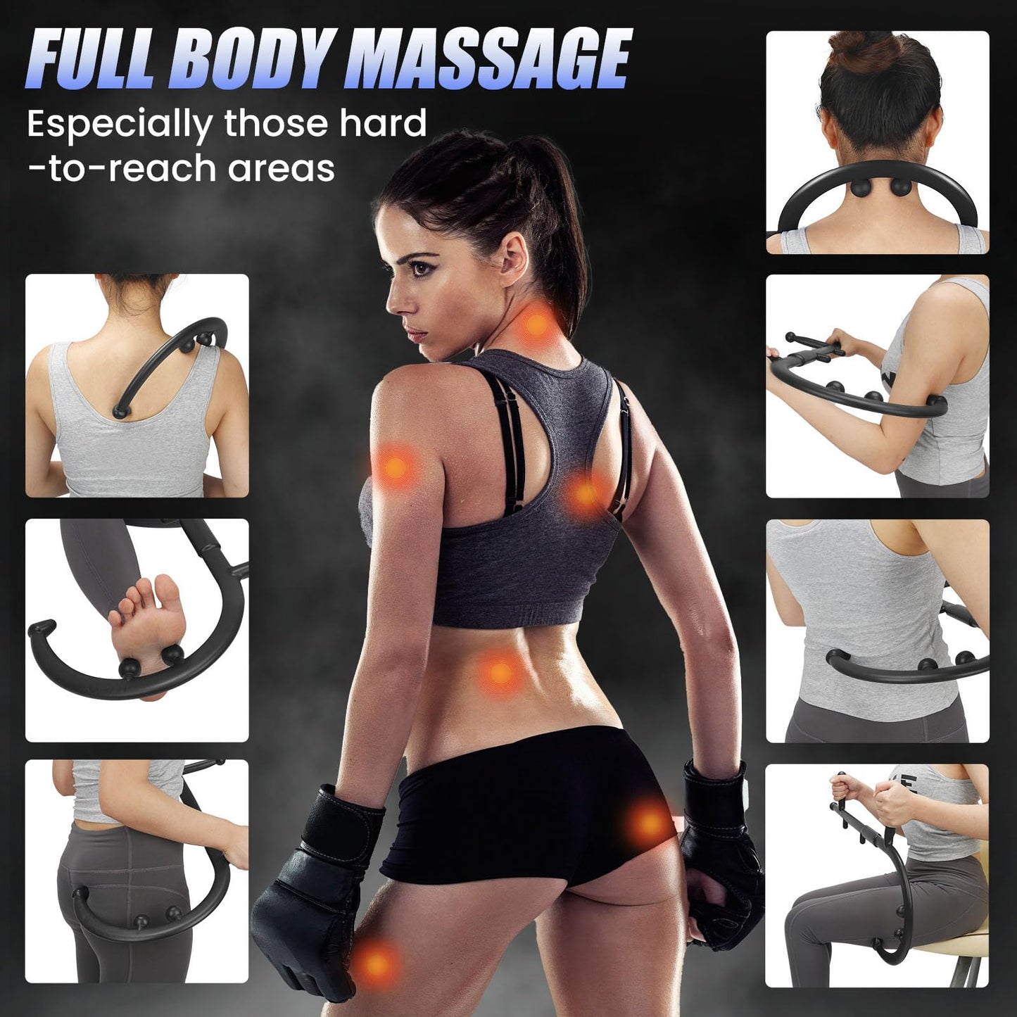 Trigger Point Massage Hook - Back and Neck Massager