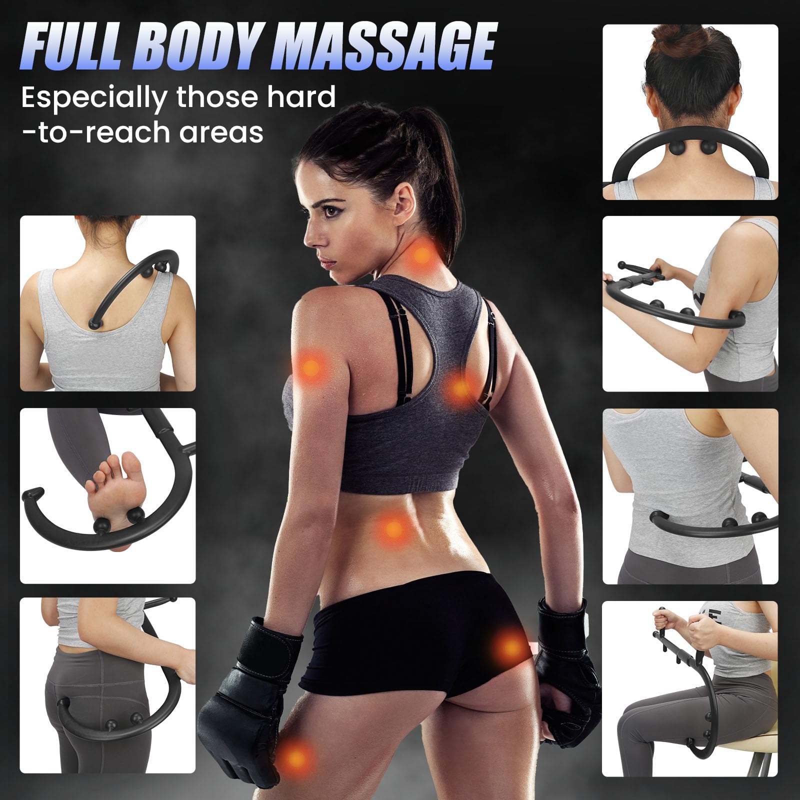 Trigger Point Massage Hook - Back and Neck Massager