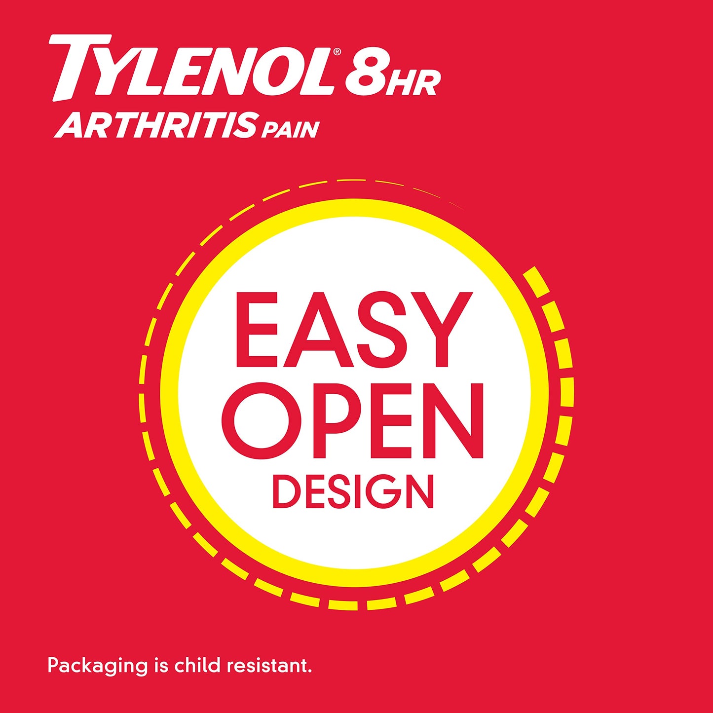 Tylenol 8HR Arthritis Pain Relief Caplets, 650 mg Acetaminophen, 100 ct