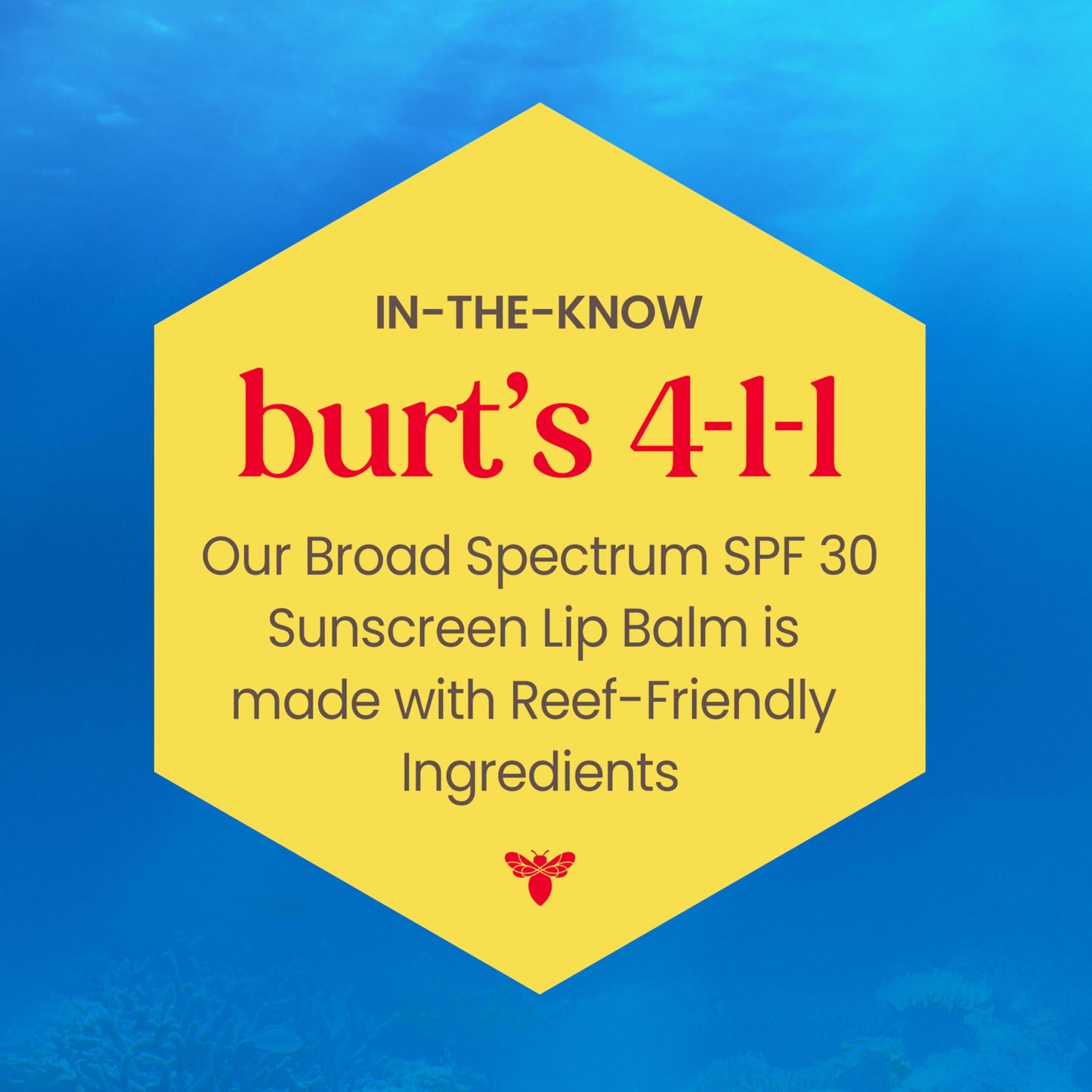 Burt’s Bees SPF 30 Lip Balm, 3 Tubes, 0.15 oz