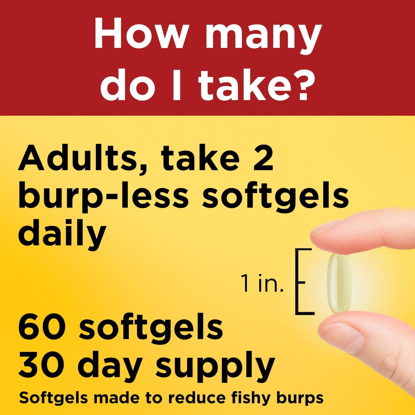 Nature Made Extra Strength Burp Less Fish Oil Omega 3 Supplements 1400 mg Minis