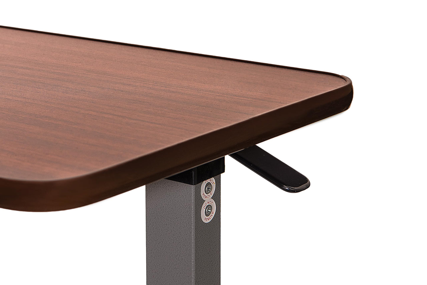 Medical Adjustable Overbed Bedside Table With Wheels