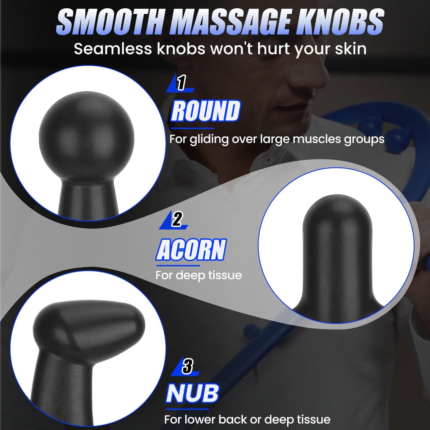 Trigger Point Massage Hook - Back and Neck Massager