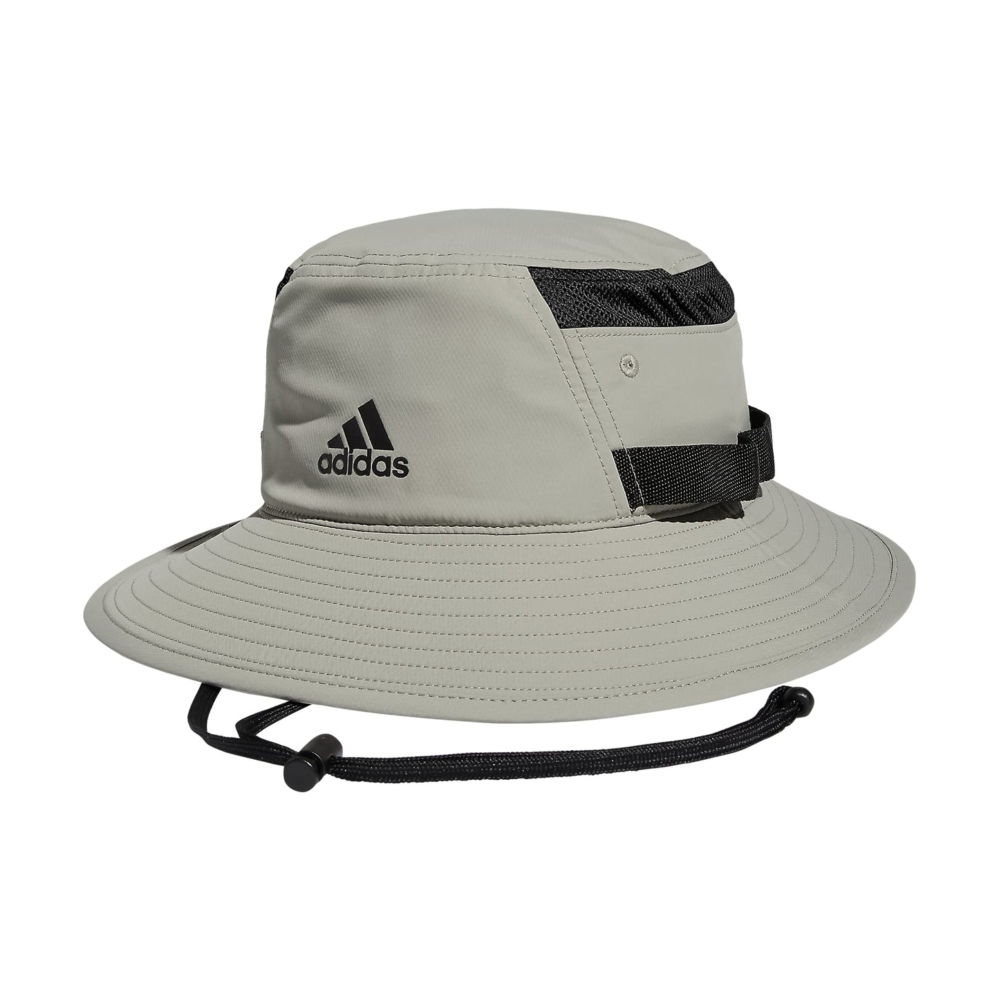 adidas Men's Victory 3 Bucket Hat, Feather Grey/Black