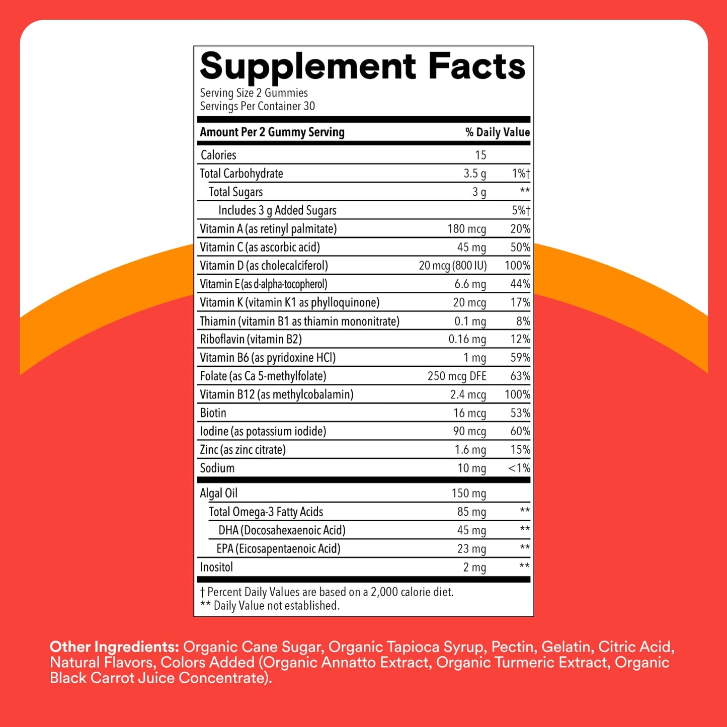 SmartyPants Kids Multivitamin Gummies - Improved Formula: 60 Count (30 Day Supply)