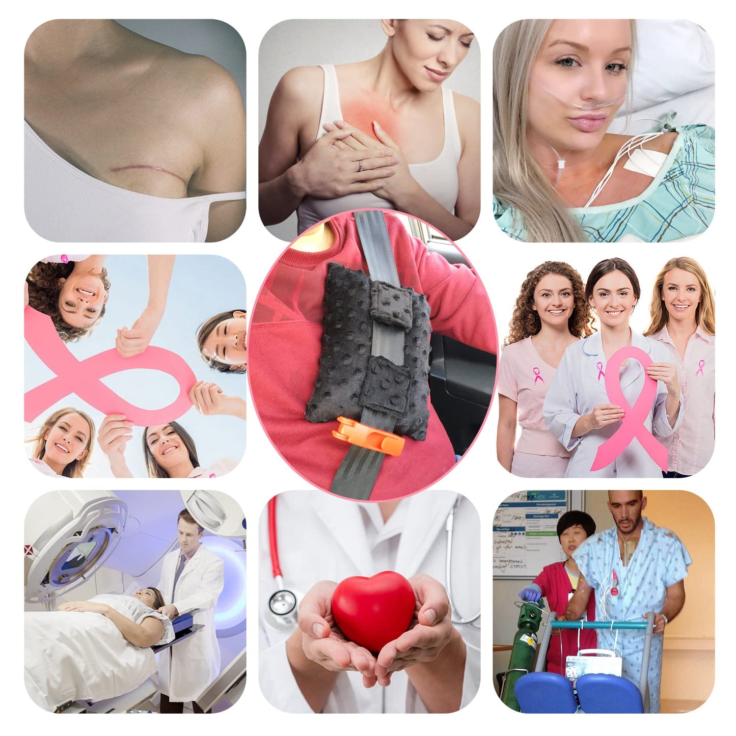 Chest Pillow Chemo Port, Mastectomy, Breast Surgery, Heart Surgery