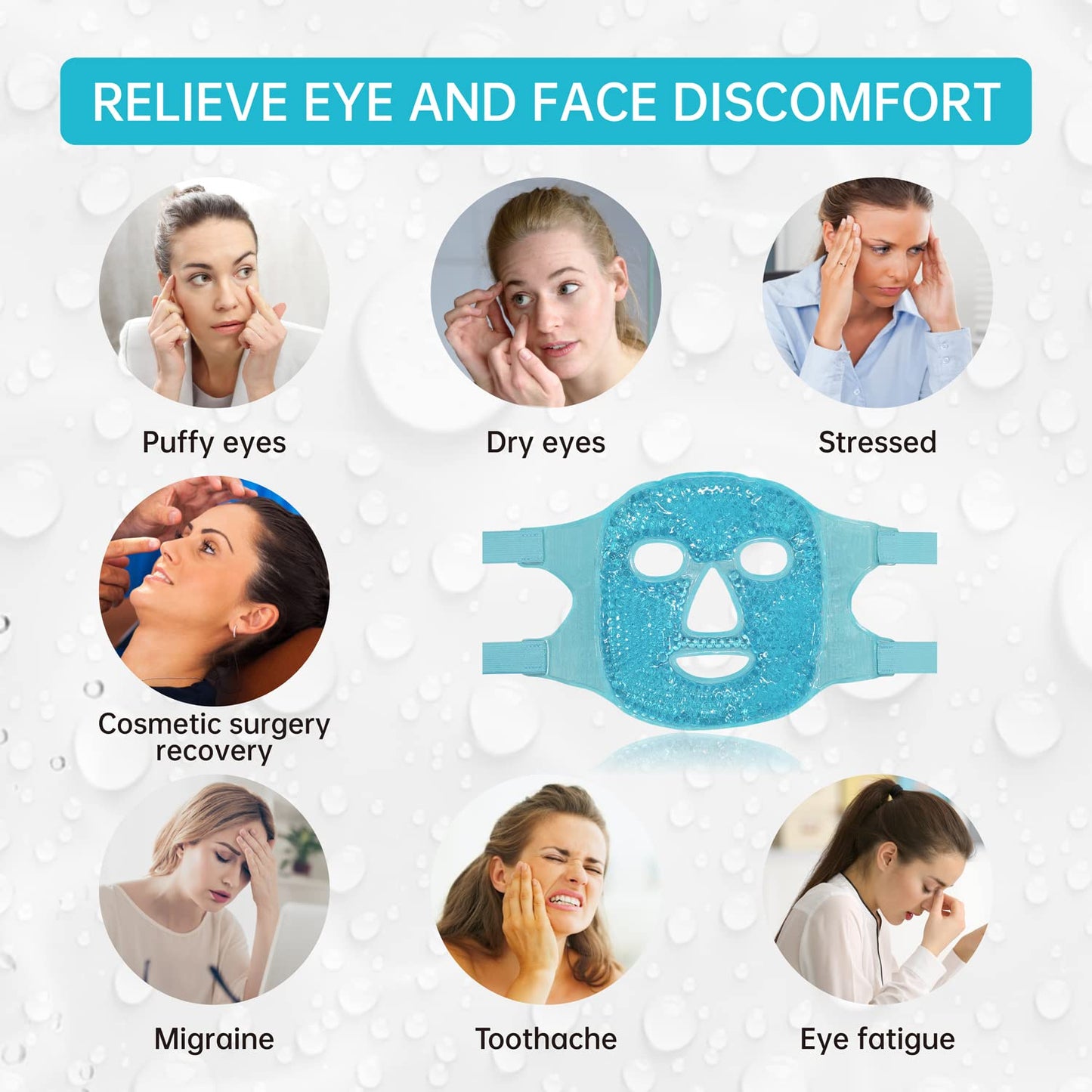 Cold Face Eye Mask Ice Pack