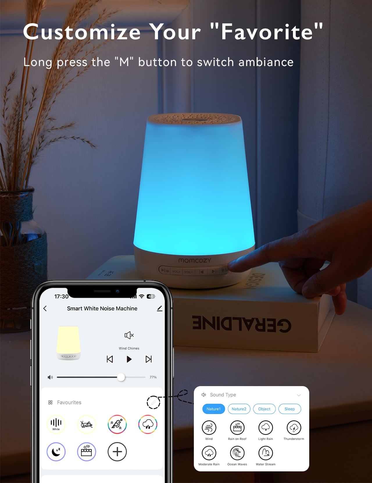 Baby Sound Machine, Momcozy White Noise Machine