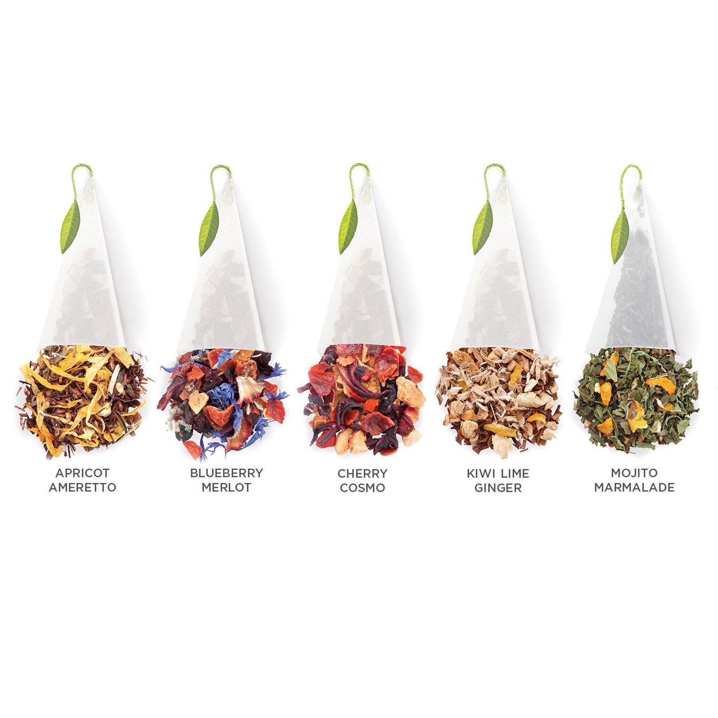 Tea Forte Herbal Retreat Organic Caffeine Free Premium Herbal Tea, 10 Handcrafted Pyramid Tea Bag Infusers