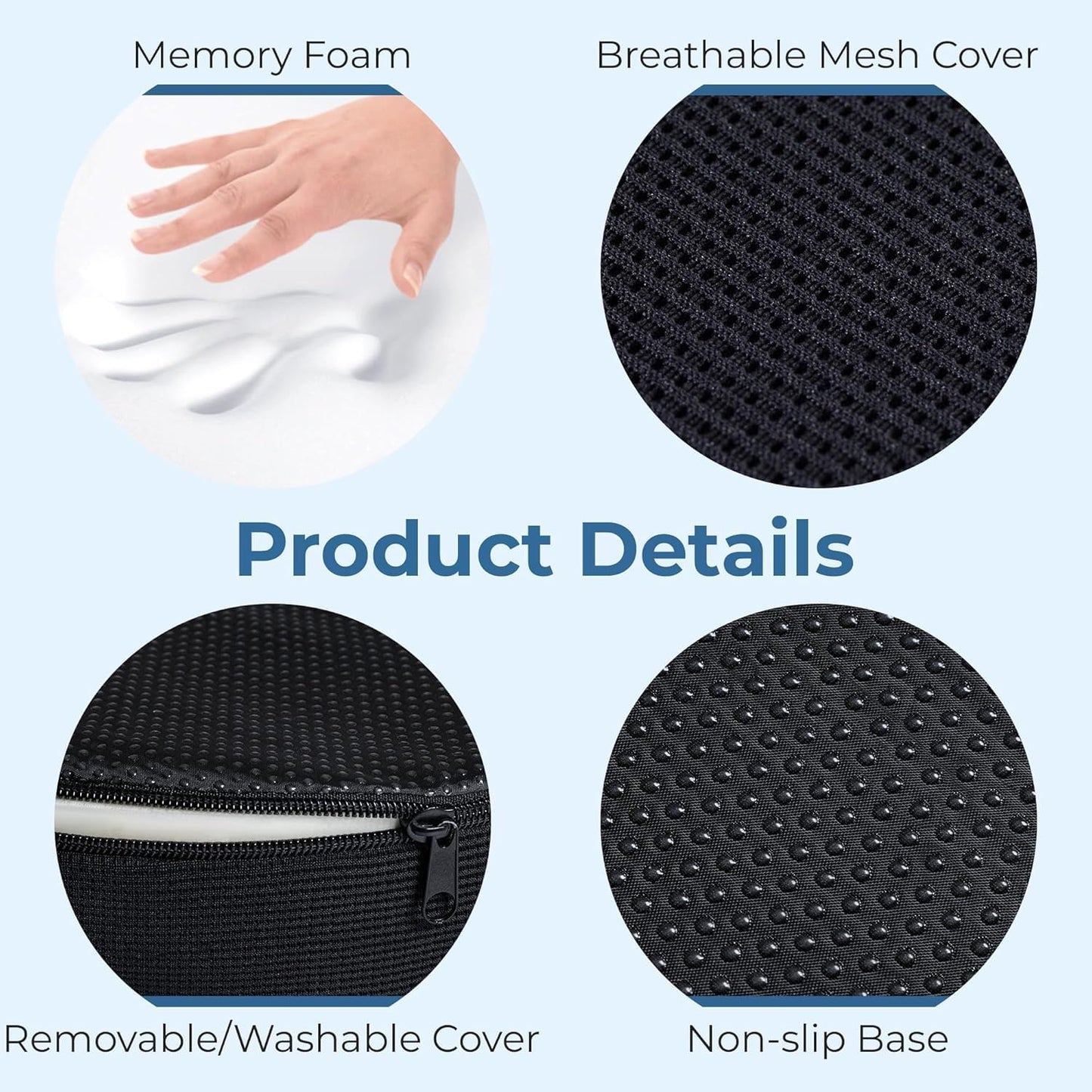 Donut Pillow Hemorrhoid Tailbone Cushion, Prostate Pain Relief