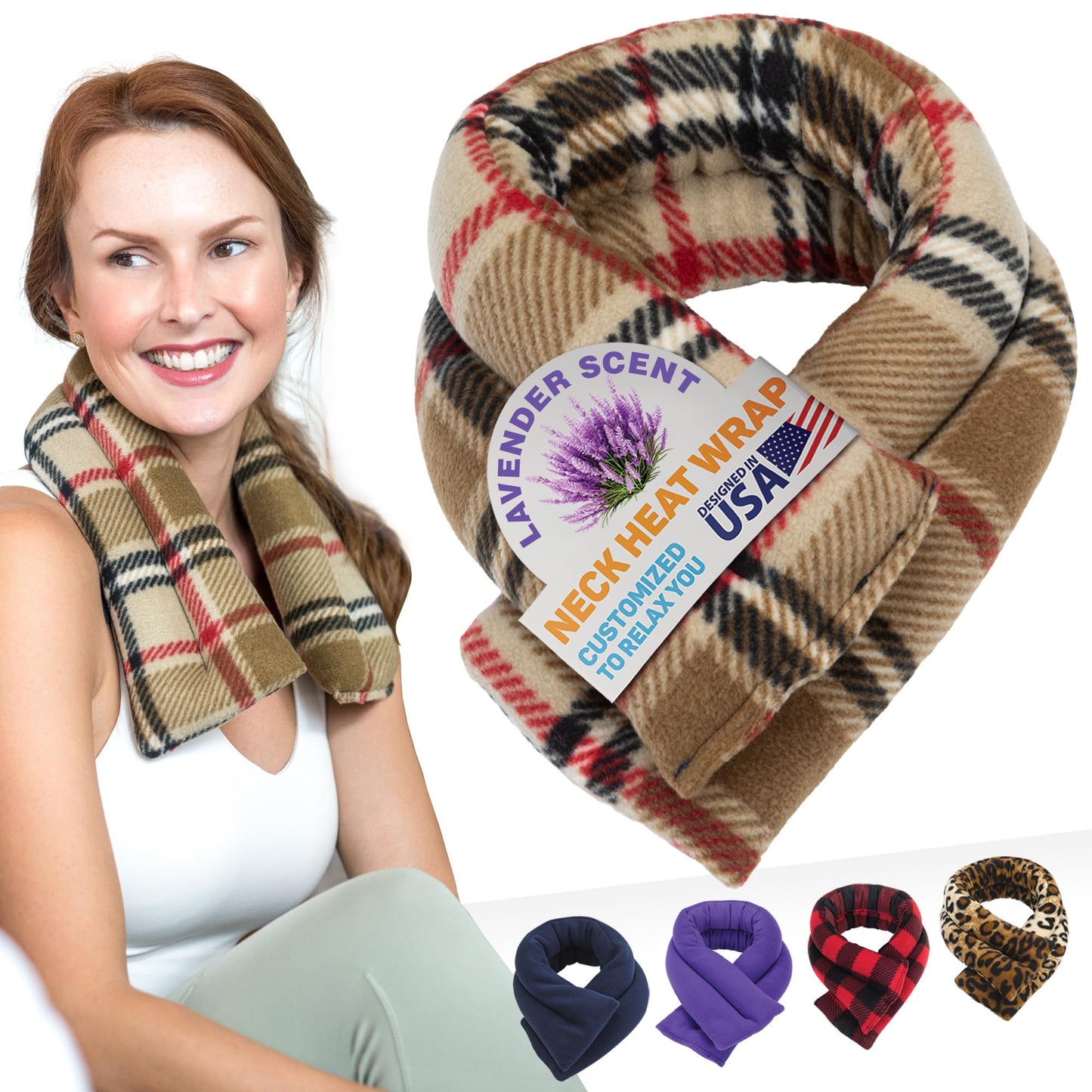 SunnyBay Microwave Heating Pad with Flaxseed and Lavender