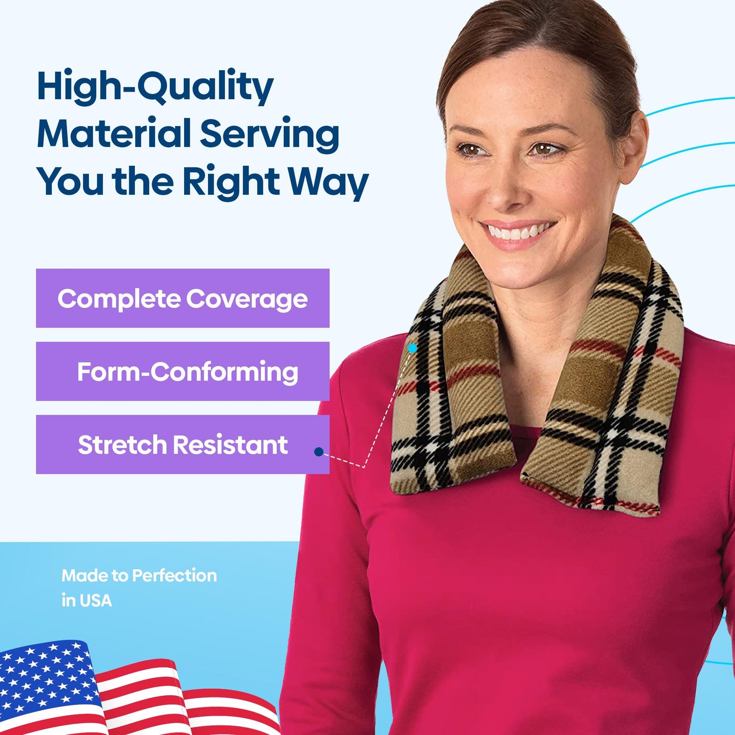 SunnyBay Microwave Heating Pad with Flaxseed and Lavender