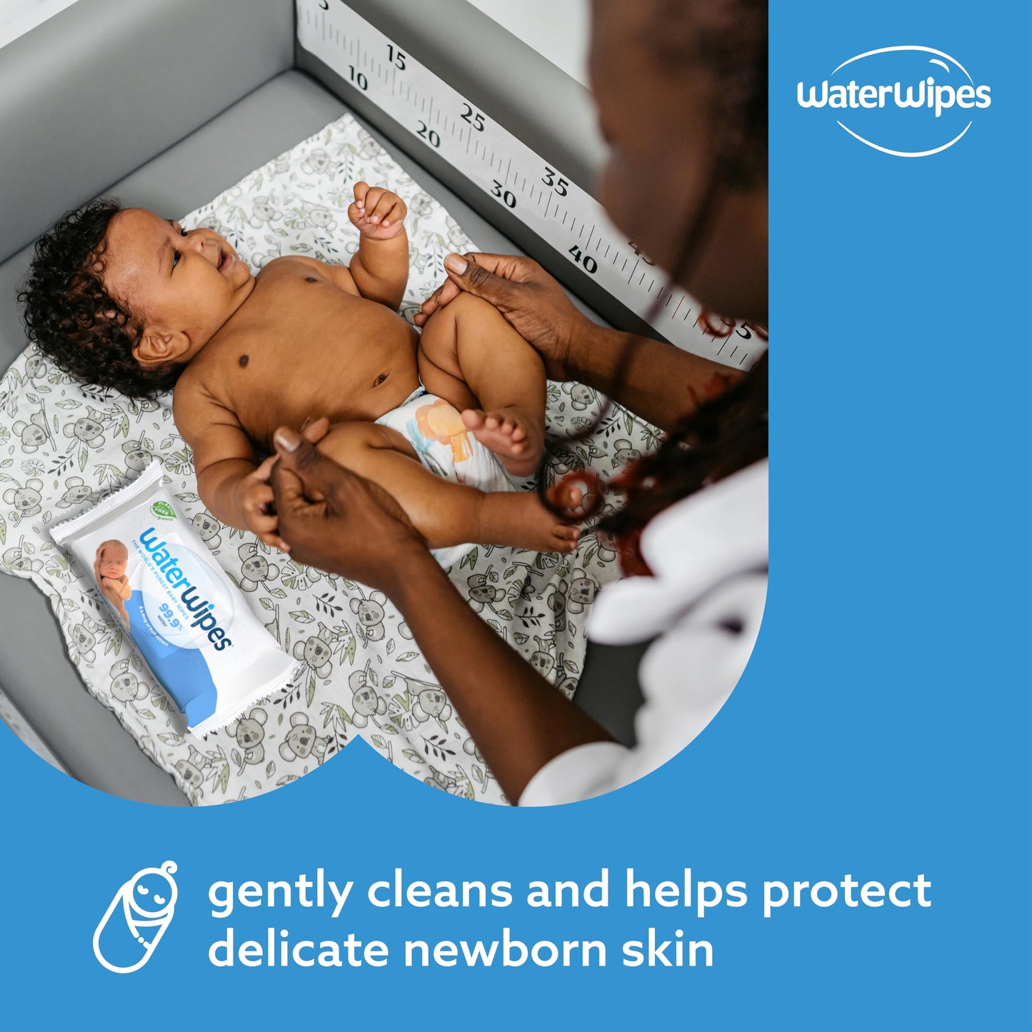 WaterWipes, 99.9% Water-Based Wipes, Unscented & Hypoallergenic