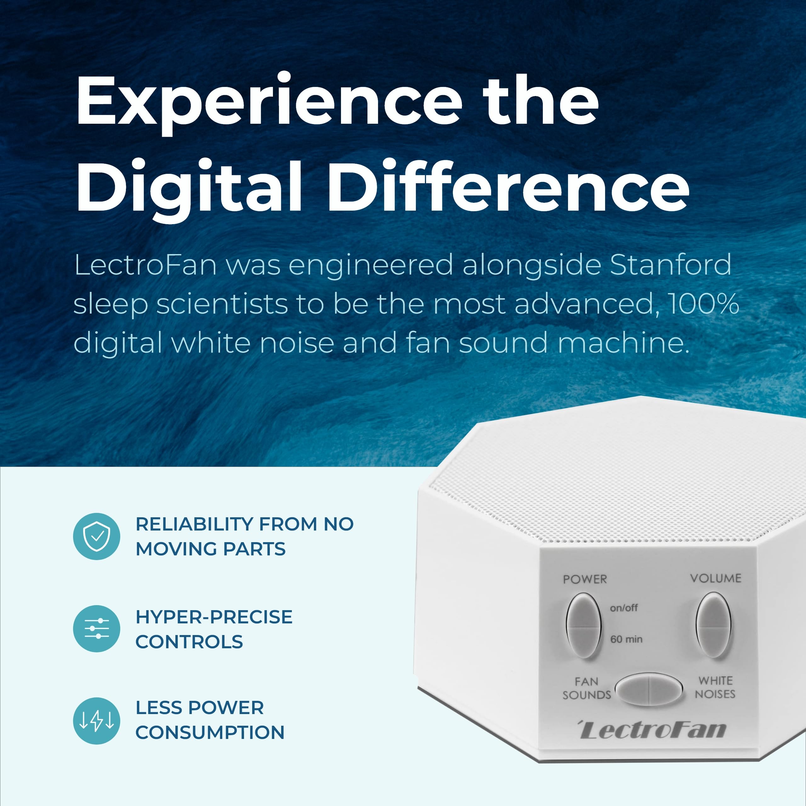Adaptive Sound Technologies LectroFan Classic White Noise Machine