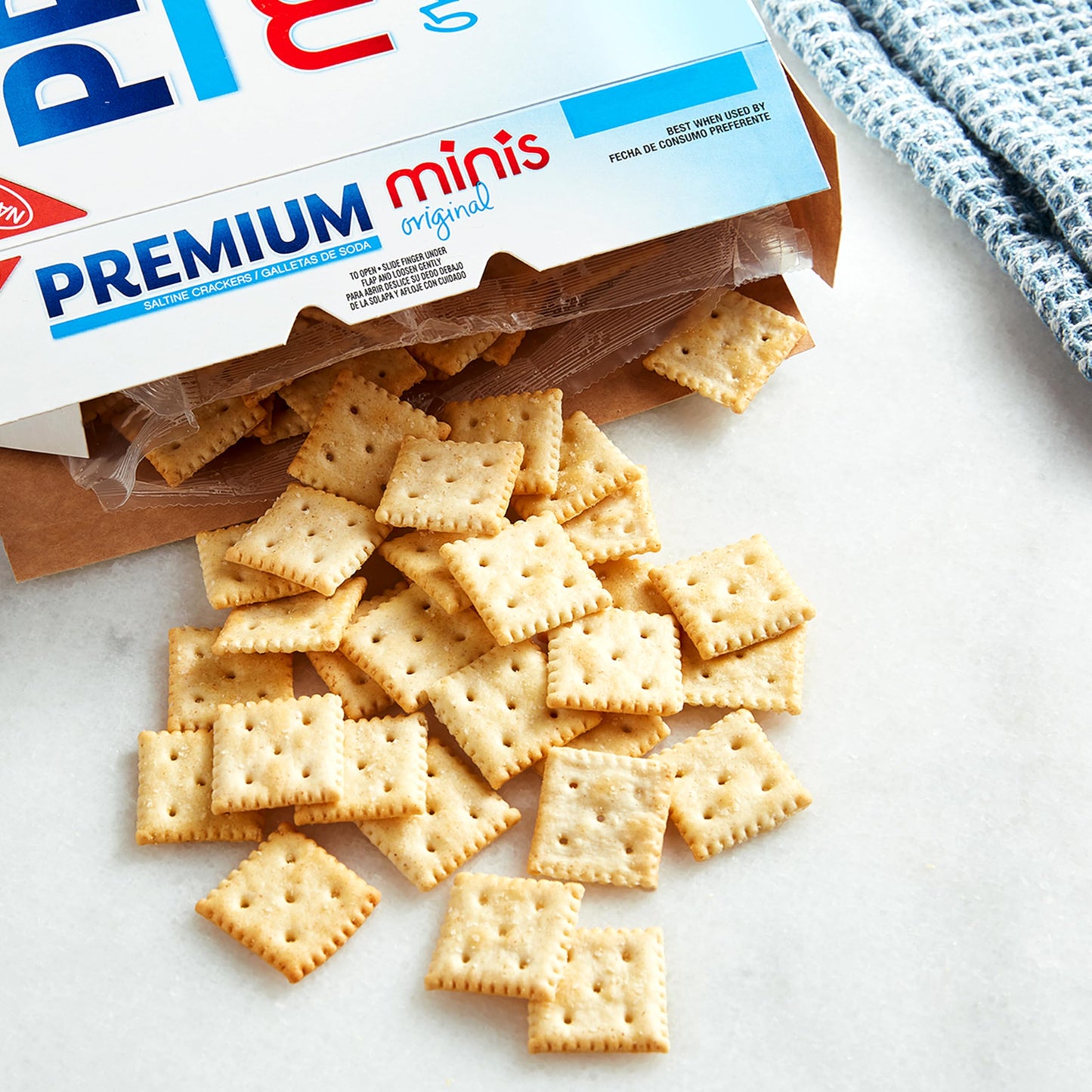 Premium Saltine Crackers Variety Pack, 2 Mini and 2 Soup & Oyster Crackers